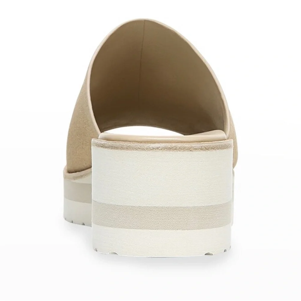 Vince Sarria Suede Platform Slide Sandals size 10 - Picture 3 of 10